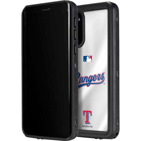 MLB Texas Rangers Home Jersey Galaxy S20 Waterproof Case