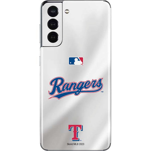 MLB Texas Rangers Home Jersey Galaxy S21 5G Skin