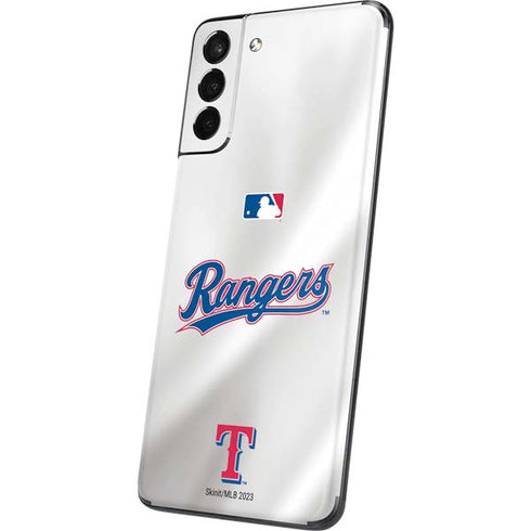 MLB Texas Rangers Home Jersey Galaxy S21 5G Skin