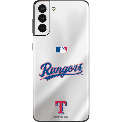MLB Texas Rangers Home Jersey Galaxy S21 Plus 5G Skin