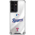 MLB Texas Rangers Home Jersey Galaxy S21 Ultra 5G Clear Case