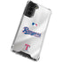 MLB Texas Rangers Home Jersey Galaxy S22 Clear Case