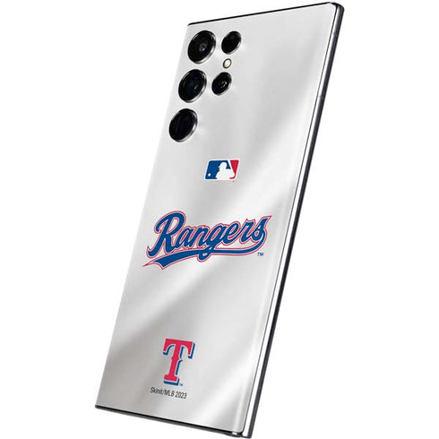 MLB Texas Rangers Home Jersey Galaxy S22 Ultra Skin