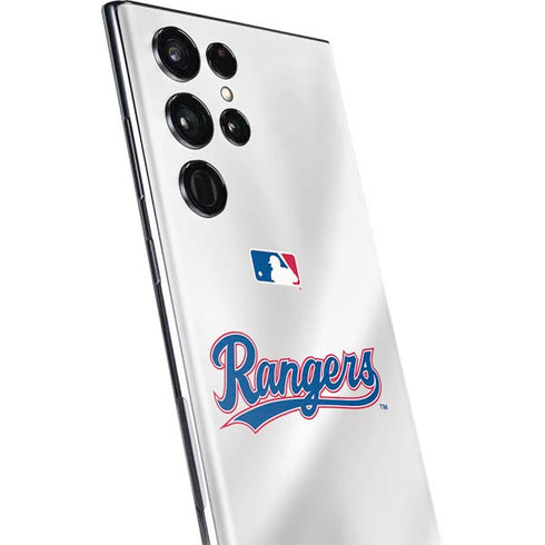 MLB Texas Rangers Home Jersey Galaxy S22 Ultra Skin