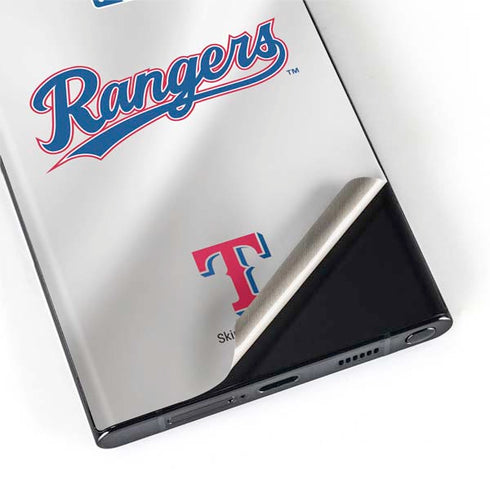 MLB Texas Rangers Home Jersey Galaxy S22 Ultra Skin