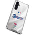 MLB Texas Rangers Home Jersey Galaxy S23 FE Clear Case