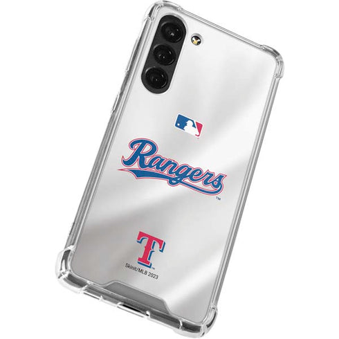 MLB Texas Rangers Home Jersey Galaxy S23 Plus Clear Case