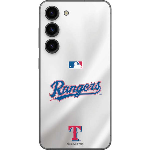 MLB Texas Rangers Home Jersey Galaxy S23 Skin