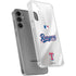MLB Texas Rangers Home Jersey Galaxy S24 Plus Clear Case