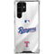 MLB Texas Rangers Home Jersey Galaxy S24 Ultra Clear Case