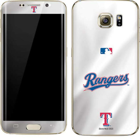 MLB Texas Rangers Home Jersey Galaxy S7 Edge Skin
