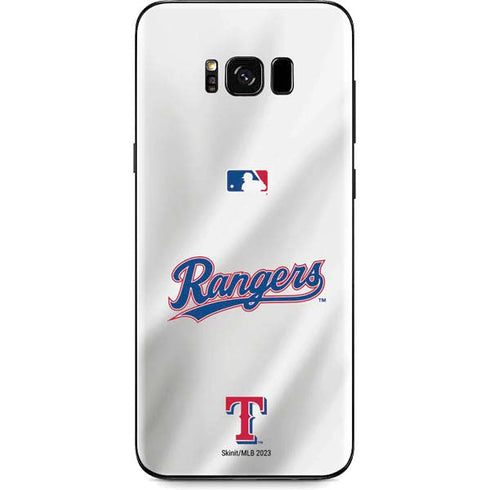 MLB Texas Rangers Home Jersey Galaxy S8 Skin