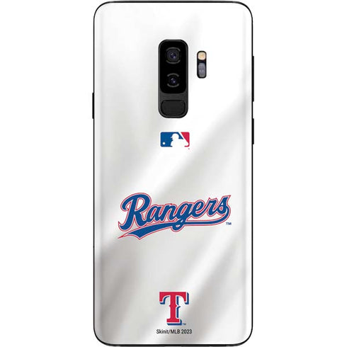 MLB Texas Rangers Home Jersey Galaxy S9 Plus Skin