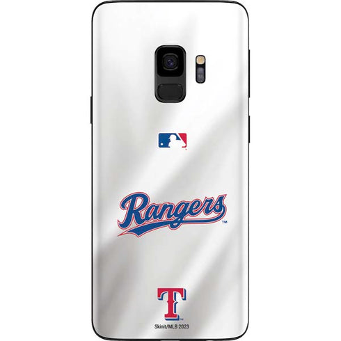 MLB Texas Rangers Home Jersey Galaxy S9 Skin
