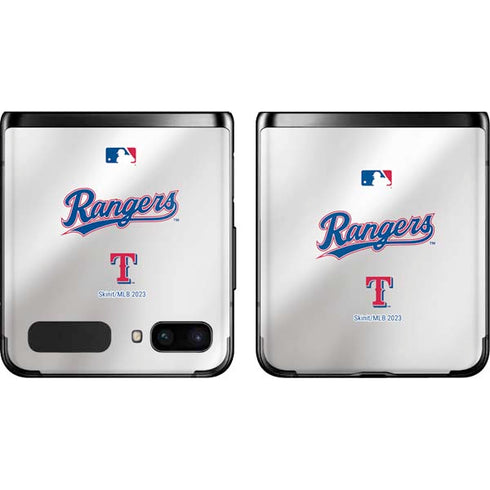MLB Texas Rangers Home Jersey Galaxy Z Flip Skin