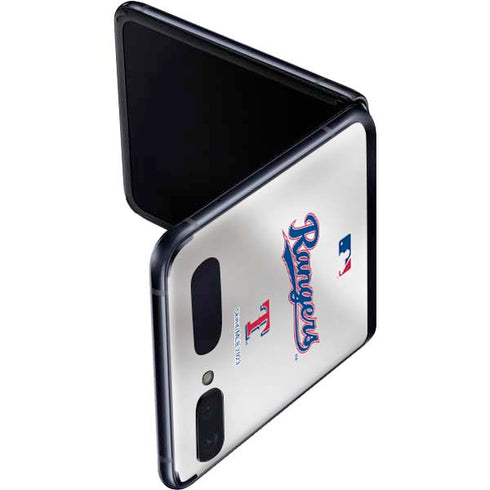 MLB Texas Rangers Home Jersey Galaxy Z Flip Skin