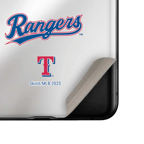 MLB Texas Rangers Home Jersey Galaxy Z Flip Skin
