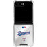 MLB Texas Rangers Home Jersey Galaxy Z Flip5 5G Clear Case