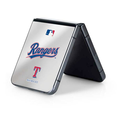 MLB Texas Rangers Home Jersey Galaxy Z Flip5 5G Skin