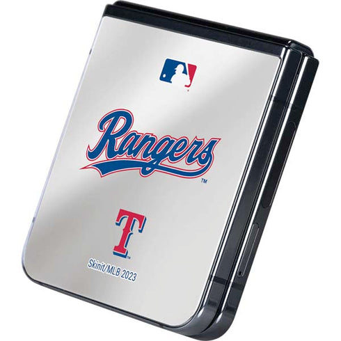 MLB Texas Rangers Home Jersey Galaxy Z Flip5 5G Skin