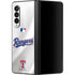 MLB Texas Rangers Home Jersey Galaxy Z Fold3 5G Skin
