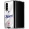 MLB Texas Rangers Home Jersey Galaxy Z Fold4 5G Clear Case