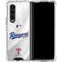 MLB Texas Rangers Home Jersey Galaxy Z Fold4 5G Clear Case