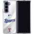 MLB Texas Rangers Home Jersey Galaxy Z Fold5 5G Clear Case