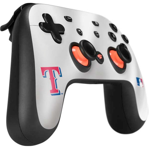 MLB Texas Rangers Home Jersey Google Stadia Controller Skin