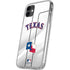 MLB Texas Rangers Home Jersey iPhone 11 Clear Case