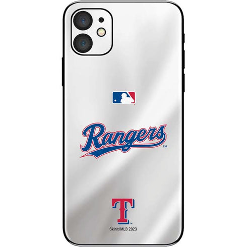 MLB Texas Rangers Home Jersey iPhone 11 Skin