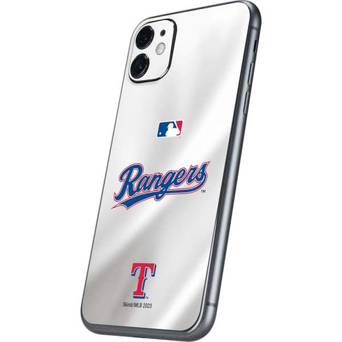 MLB Texas Rangers Home Jersey iPhone 11 Skin
