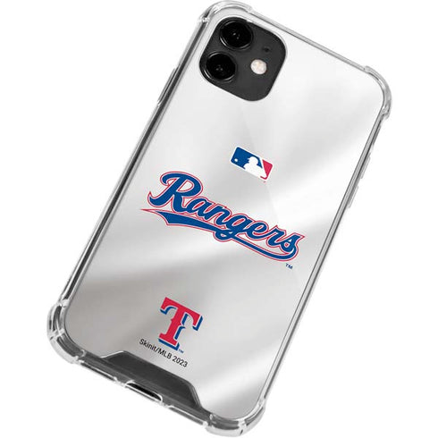 MLB Texas Rangers Home Jersey iPhone 12 Mini Clear Case