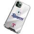 MLB Texas Rangers Home Jersey iPhone 12 Pro Clear Case