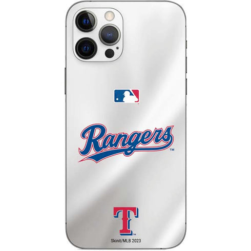 MLB Texas Rangers Home Jersey iPhone 12 Pro Skin