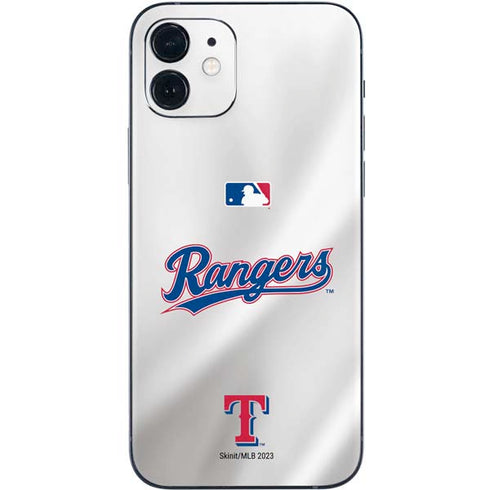 MLB Texas Rangers Home Jersey iPhone 12 Skin