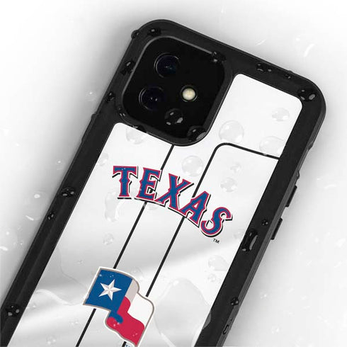 MLB Texas Rangers Home Jersey iPhone 12 Waterproof Case