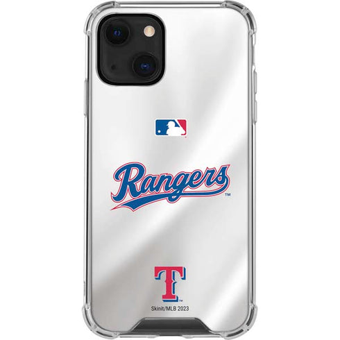 MLB Texas Rangers Home Jersey iPhone 13 Mini Clear Case