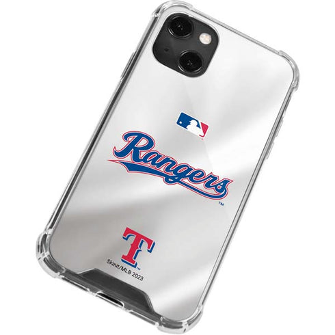 MLB Texas Rangers Home Jersey iPhone 13 Mini Clear Case