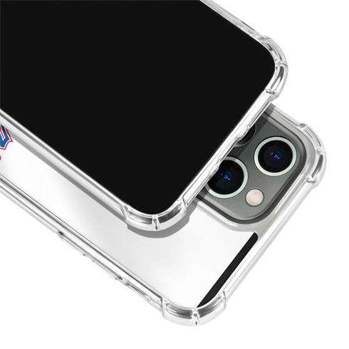 MLB Texas Rangers Home Jersey iPhone 13 Pro Clear Case