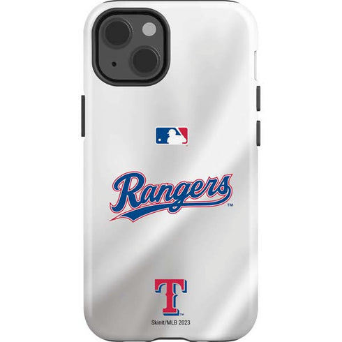MLB Texas Rangers Home Jersey iPhone 15 Impact Case