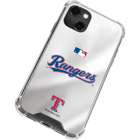 MLB Texas Rangers Home Jersey iPhone 15 Plus Clear Case