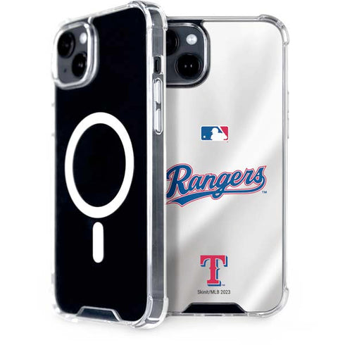 MLB Texas Rangers Home Jersey iPhone 15 Plus MagSafe Case