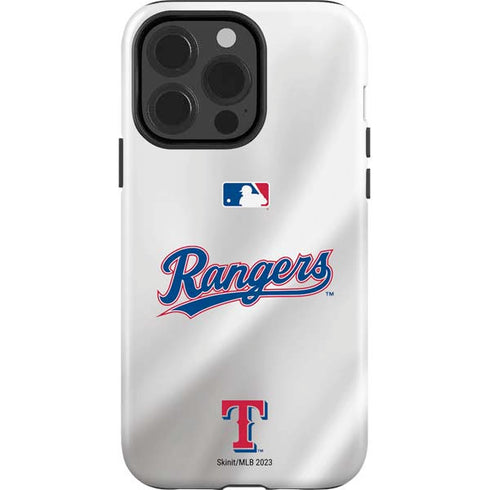MLB Texas Rangers Home Jersey iPhone 15 Pro Impact Case