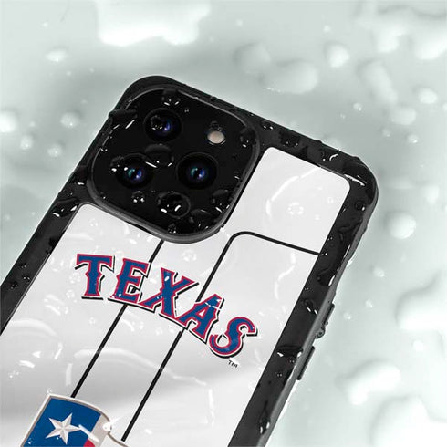 MLB Texas Rangers Home Jersey iPhone 14 Pro Waterproof Case