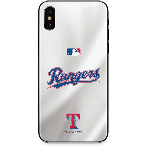 MLB Texas Rangers Home Jersey iPhone X Skin