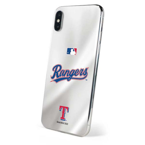 MLB Texas Rangers Home Jersey iPhone XS Max Skin