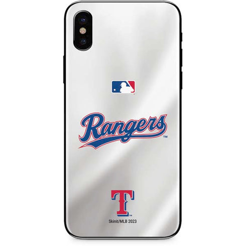 MLB Texas Rangers Home Jersey iPhone XS Skin