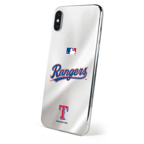 MLB Texas Rangers Home Jersey iPhone XS Skin