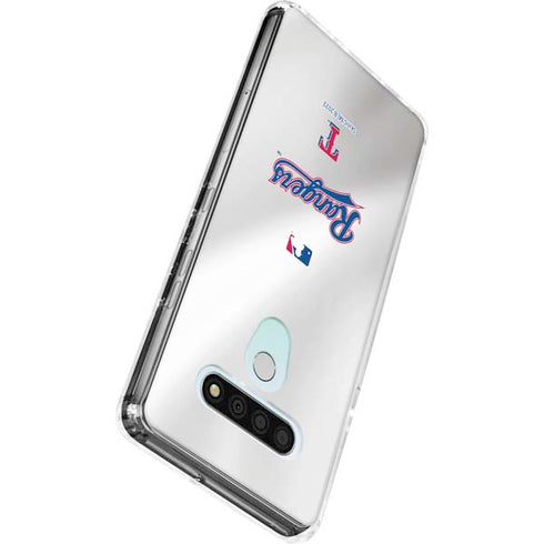 MLB Texas Rangers Home Jersey LG Stylo 6 Clear Case